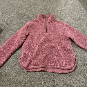 pink sherpa XS jacket